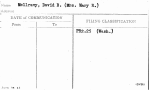 Mellravy, David B. (Mrs. Mary R.)