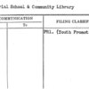 Memorial School & Community Library