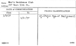 Men's Residence Club