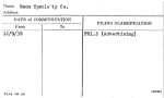 Menu Specialty Co.