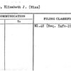 Mercer, Elizabeth J. (Miss)