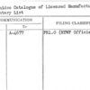 Merchandise Catalogue of Licensed Manufacturers: Supplementary List
