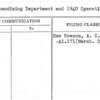 Merchandising Department and 1940 Operations