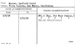 Merner, Garfield David
