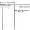 Merrick, F.A. (President)