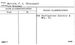Merrick, F.A. (President)