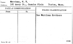 Merriman, F.W.