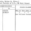 Meserole, Walter M. (Pres.)