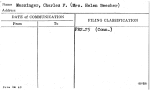 Messinger, Charles F. (Mrs. Helen Beecher)
