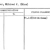 Messner, Mildred J. (Miss)