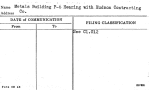 Metals Building P-6 Hearing with Hudson Contracting Co.