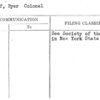 Metcalf, Byer Colonel