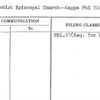 Methodist Episcopal Church--Kappa Phi Club