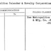 Metropolitan Calendar & Novelty Corporation