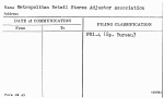Metropolitan Retail Stores Adjustor Association