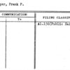 Metzger, Frank P.