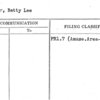Metzner, Betty Lee