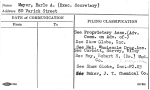 Meyer, Earle A. (Exec. Secretary)