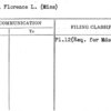 Meyer, Florence L. (Miss)