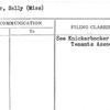 Meyer, Sally (Miss)