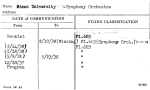 Miami University -Symphony Orchestra