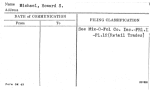 Michael, Howard S.