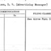 Michaelson, D.H. (Advertising Mananger)