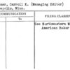 Michener, Carroll K. (Manging Editor)