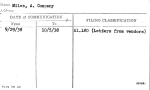 Miles, A. Company