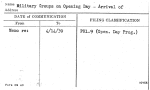 Military Groups on Opening Day - Arrival of