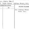 Miller, Almira (Mrs.)