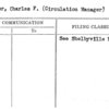 Miller, Charles F. (Circulation Manager)