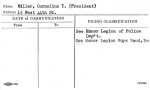 Miller, Cornelius T. (President)