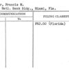 Miller, Francis M.