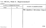 Miller, Frank D. (Superintendent)