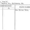Miller, Fred M.