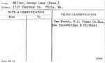 Miller, George Laur (Pres.)