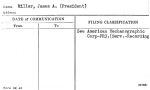 Miller, James A. (President)