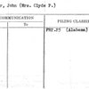Miller, John (Mrs. Clyde P.)