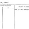 Miller, John M.