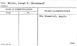 Miller, Joseph E. (President)