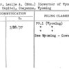 Miller, Leslie A. (Hon.) (Governor of Wyoming)