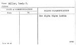 Miller, Lewis V.