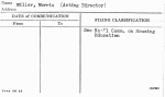 Miller, Morris (Acting Director)