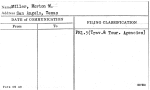 Miller, Morton M.
