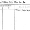 Miller, William Davis (Mrs. Mary C.)