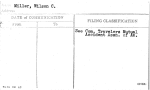 Miller, Wilson C.
