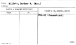 Millett, Gardner W. (Mrs.)