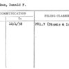 Millikan, Donald F.