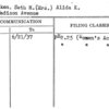 Milliken, Seth M. (Mrs.) Alida K.